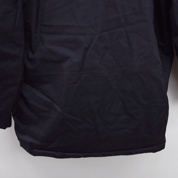 NWT Mens The North Face Bedford Down Parka Coat Black Faux Fur Hood Full Zip XL - Picture 8 of 12